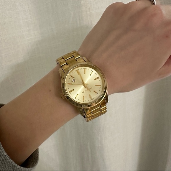 MICHAEL KORS "JET SET RUNWAY" MK5160 stainless steel GOLD COLORED WATCH - Picture 7 of 14